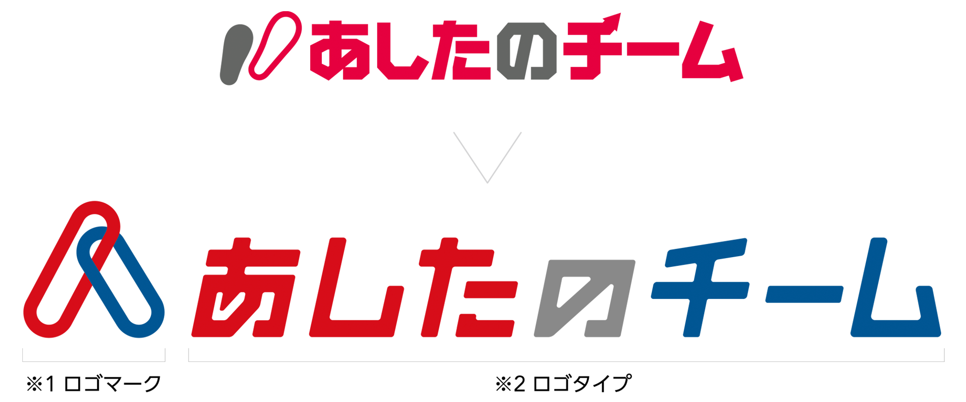 ロゴデザイン あしたのチーム あしたのチーム